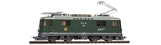 074-1358115 - H0m - Elektrolok Klosters Ge 4/4 II 615 grün, RhB, Ep. IV - DC - Digital, Sound